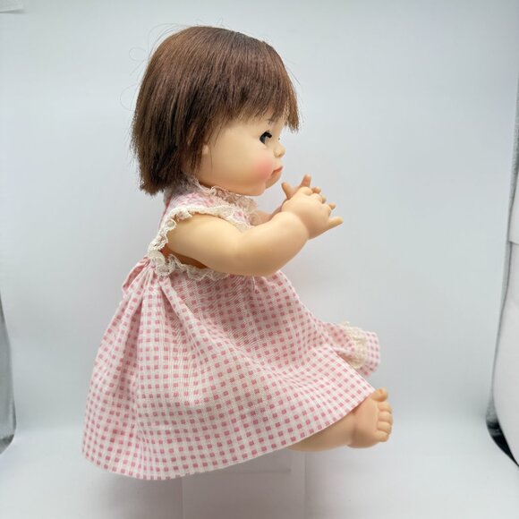 Madame Alexander Sweet Tears Doll #3627 Pink Gingham Dress - Original Pacifier - Picture 3 of 11